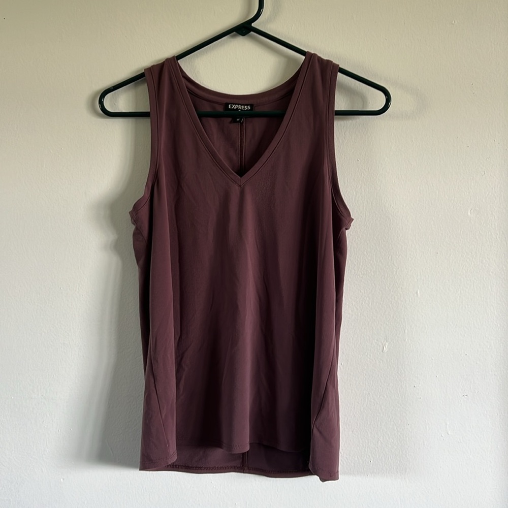 Express purple tank top